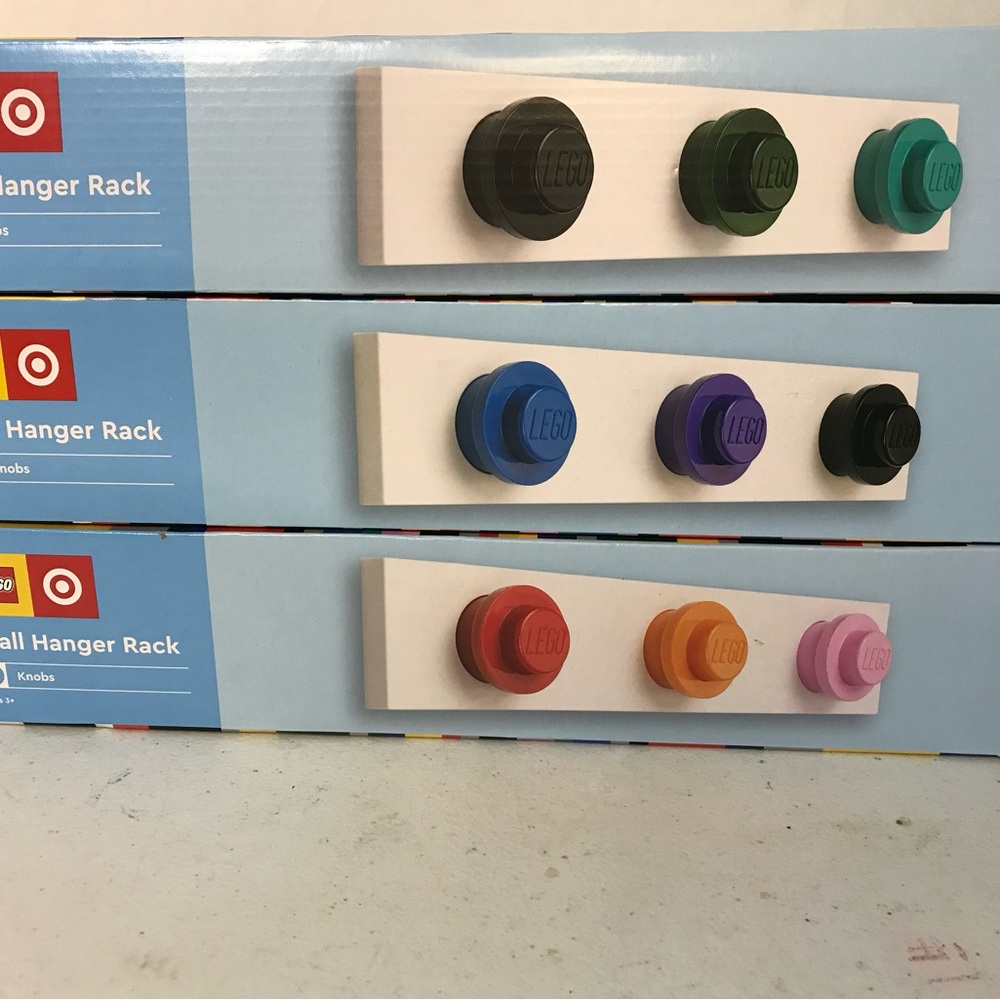 LEGO Wall Hanger Rack with Vibrant Knobs